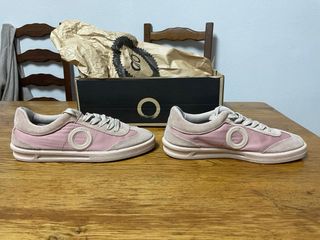 Zapatillas Aro Talla 37 Rosa y Beige