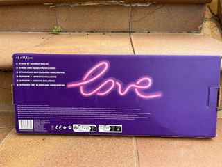 Luz Neón LED USB Love Rosa