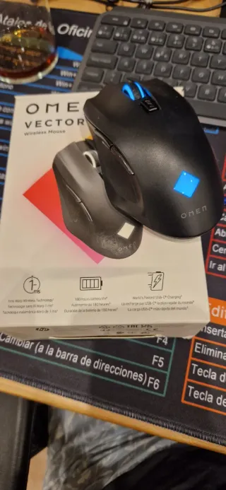 Ratón Gaming Omen Vector Wireless Negro