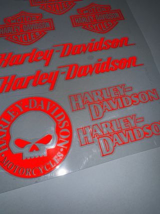 KIT VINILO HARLEY DAVIDSON LOGO FAT BOB DYNA IRON