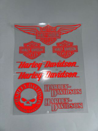 KIT VINILO HARLEY DAVIDSON LOGO FAT BOB DYNA IRON