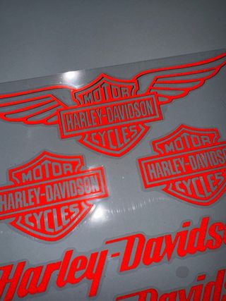 KIT VINILO HARLEY DAVIDSON LOGO FAT BOB DYNA IRON