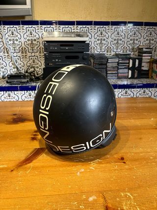 Casco Moto Momo Negro