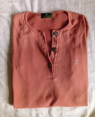 Camiseta El Caballo Manga Larga Naranja
