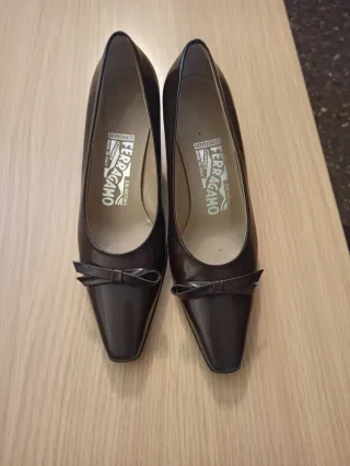 Zapatos S. Ferragamo Piel Marrón Clásicos