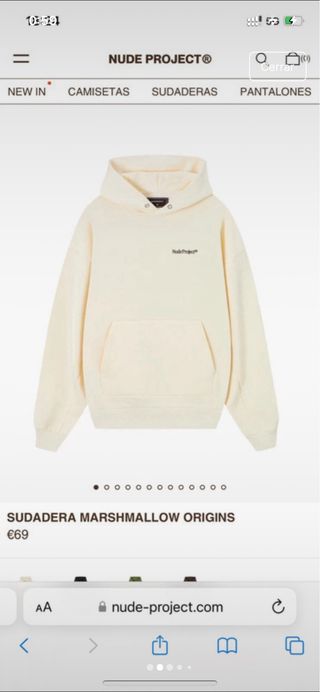 Sudadera Nude Project Beige
