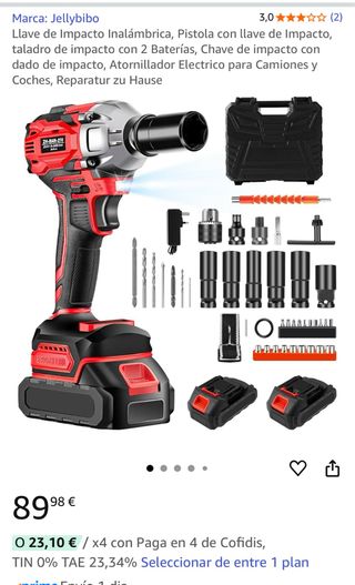 Pistola de Impacto Electrica coche 
