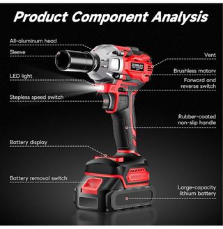 Pistola de Impacto Electrica coche 