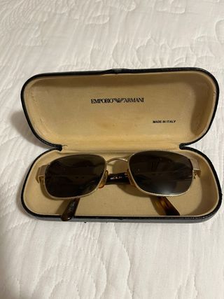 Gafas de Sol Emporio Armani Doradas/Marrones