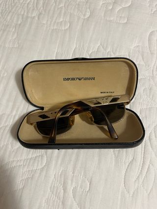 Gafas de Sol Emporio Armani Doradas/Marrones