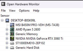 PC Gaming RTX 3060 Ti Ryzen 5 2600 16GB
