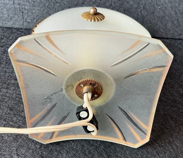 Lampada da tavolo vintage anni '50