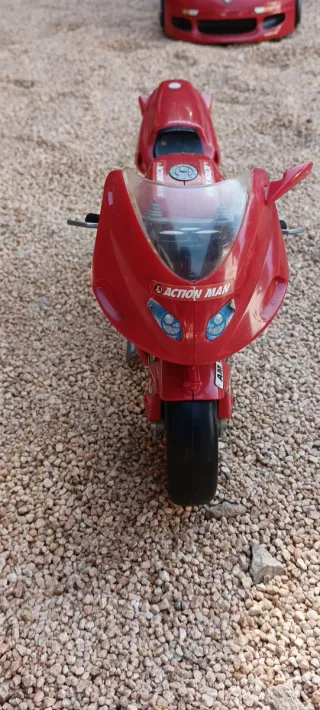 Moto Ninja Action Man Roja