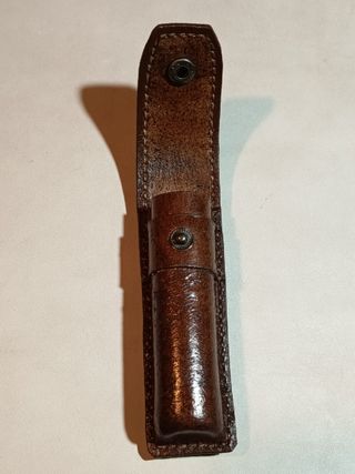 Fodero cuoio rigido Opinel N°8,Nuovo artigianale.