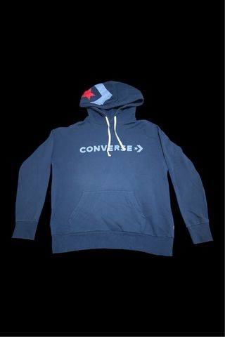 Sudadera Converse Azul con Logo Estrella