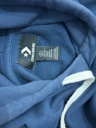 Sudadera Converse Azul con Logo Estrella