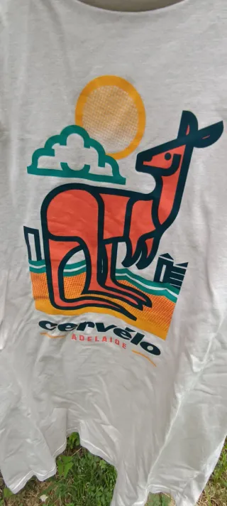 Camiseta Cervélo Beige Canguro