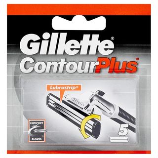 4 cajas Gillette Contour Plus , Pack 20 Recambios