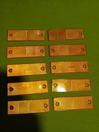 Catadióptricos Naranja Rectangulares (Pack 10)