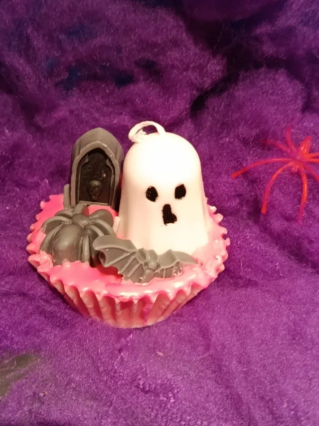  Vela Cupcake terrorífico Halloween