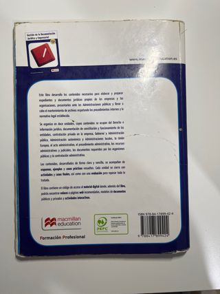 Libro Gestión de la Documentación Jurídica Emp