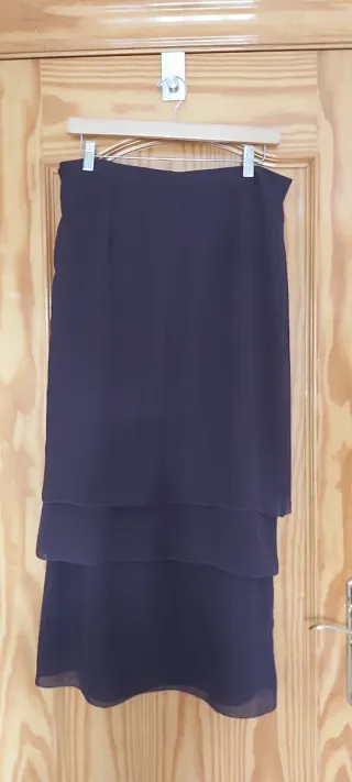 Conjunto 2 piezas morado y plateado.
