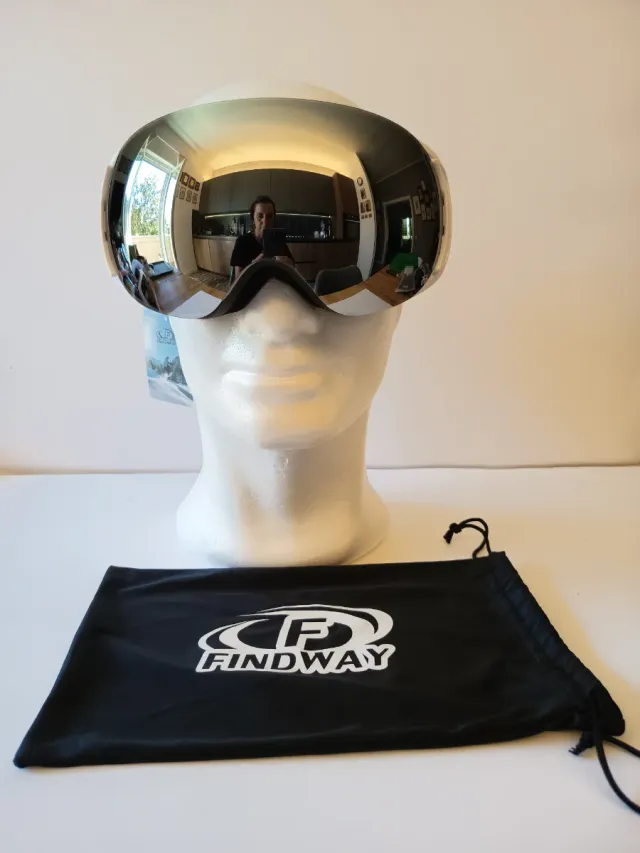 Maschera sci Findway bianca