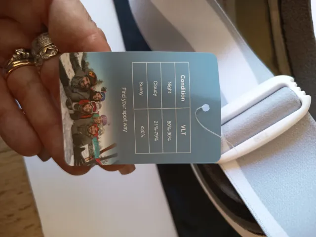 Maschera sci Findway bianca