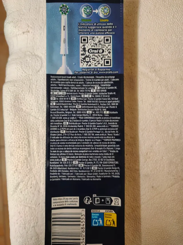 Oral-B Pro Cross Action testine spazzolino x 4