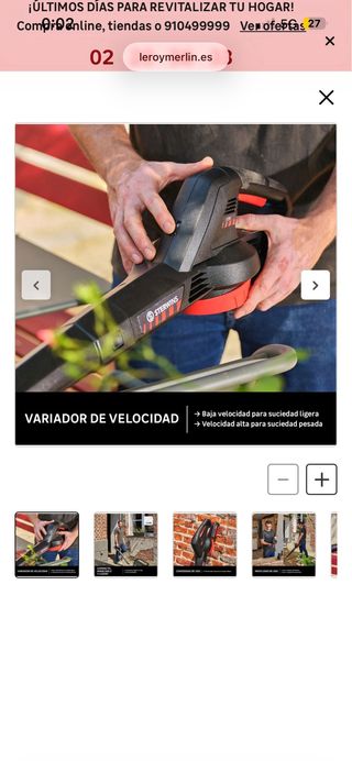 Soplador Batería Sterwins 18V + Batería Einhell 