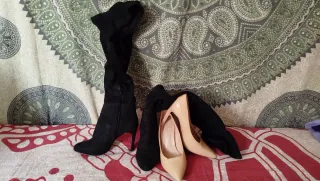 Botas altas y tacones Sra. Talla 37