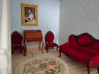 Casa de muñecas estilo victoriano