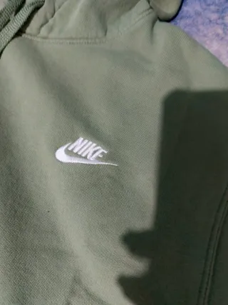 Felpa con cappuccio Nike verde taglia S