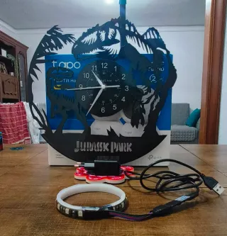 Pack o unidad Figura/Reloj/Lampara de Jurassic Par
