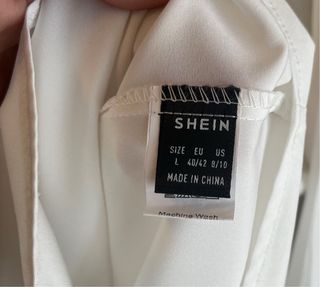 Camisa blanca Shein Talla L - Nueva