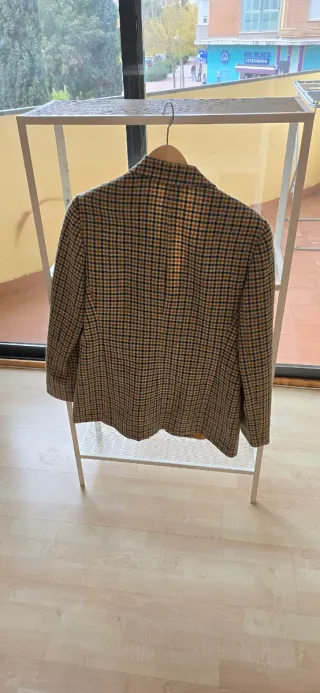 Americana de cuadros hombre