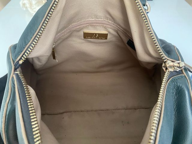 Bolso Purificación García Verde Piel