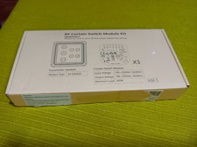 Kit persianas inalámbrica RF