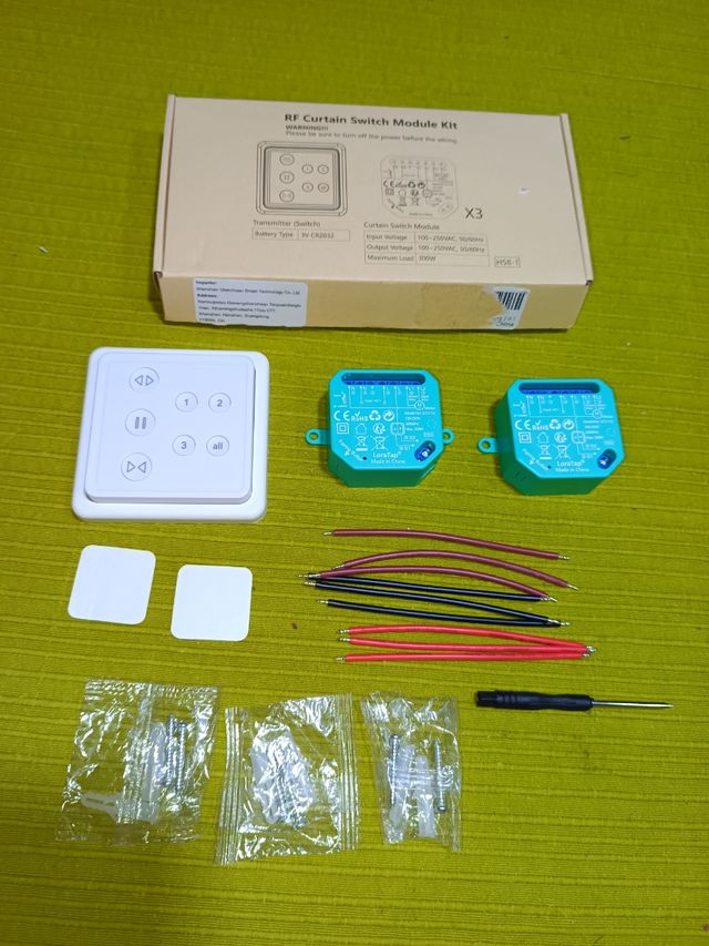 Kit persianas inalámbrica RF