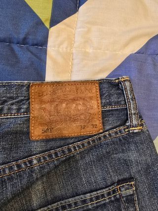 Levi's 501 W32 L32 Vaqueros Azules
