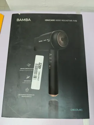 Secador Cecotec Bamba Ionicare 6000 Fire PIEZAS