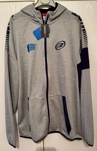 Sudadera Bullpadel Gris Talla XXL