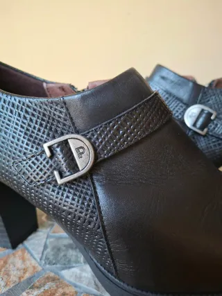 Botines Pitillos Negros Talla 37