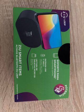 Altavoz Bluetooth Ziu Loop Negro/Morado
