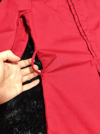 Vestido camisero rojo 