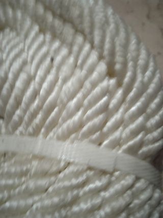 4 rollos de cuerda blanca 100m