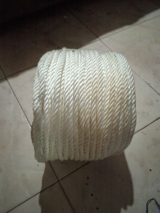 4 rollos de cuerda blanca 100m