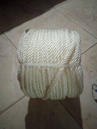 4 rollos de cuerda blanca 100m
