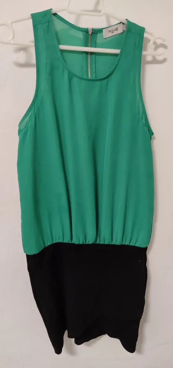 Vestido falda elástica