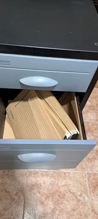 Mesa archivador oficina 2 cajones